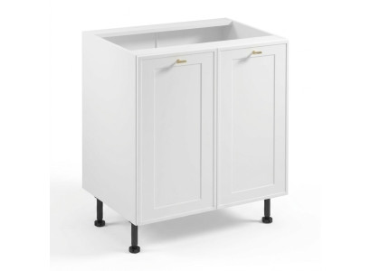 Mobiele badkamer tafel met plank en twee deuren