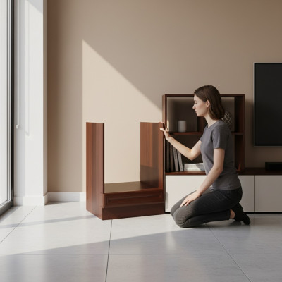 Mobiele keukentafel met lade