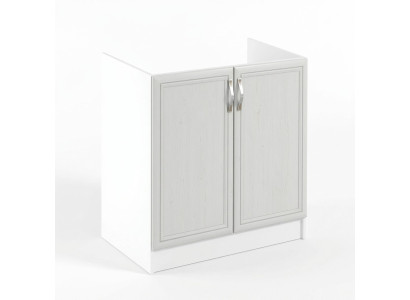 Mobiele witte wastafel