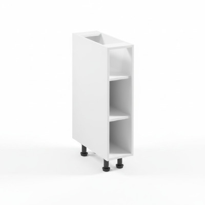 Smalle keukenkast met open plank
