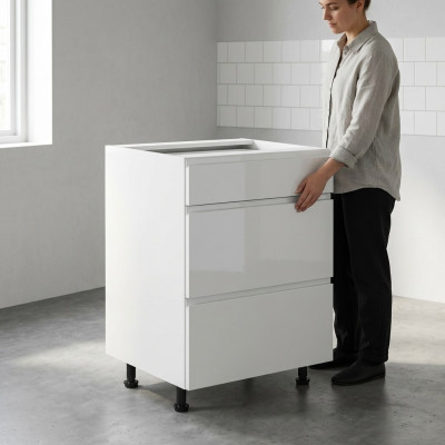 Mobiele keuken met lades