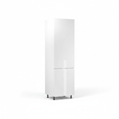 Ingebouwde koelkast kast, witte keuken