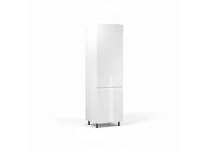 Ingebouwde koelkast kast, witte keuken