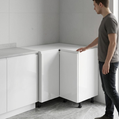 Eettafel met hoekbank