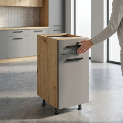 Keuken kast met lades en planken