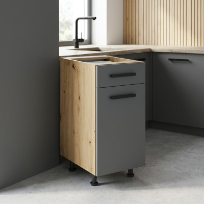 Keuken kast met lades en planken