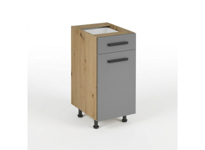 Keukenmeubels met deuren en planken