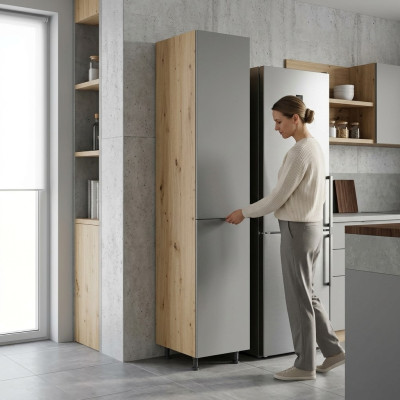 Kast met planken, opbergkast, inbouwkeuken