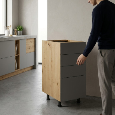 Keuken kast met lades