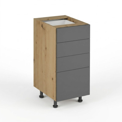 Mobiele keuken met lades