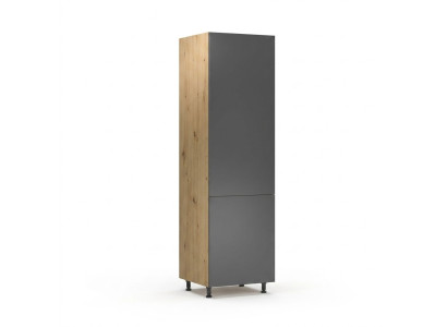 Keuken kast met planken, hoge kast, dubbele deuren