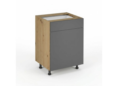 Mobiele keukentafel met lade en 2 planken