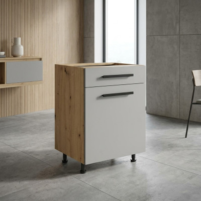 Mobiele keuken met lade en interne planken