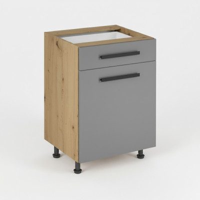 Mobiele keuken met lade en interne planken