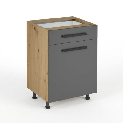 Mobiele multifunctionele tafel met lade en planken