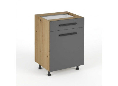 Mobiele multifunctionele tafel met lade en planken