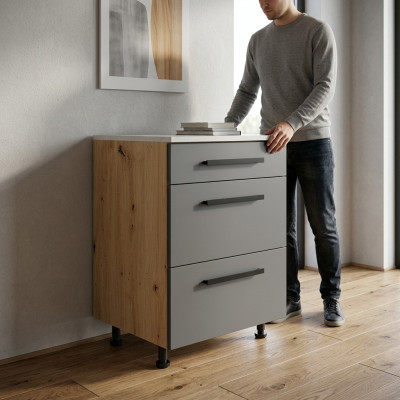 Keuken kast Komero met 3 lades