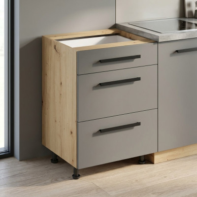 Keuken kast Komero met 3 lades