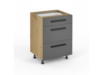 Keuken kast Komero met 3 lades