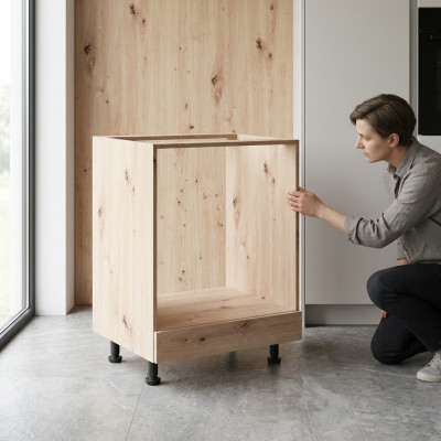 Mobiele keuken met lade