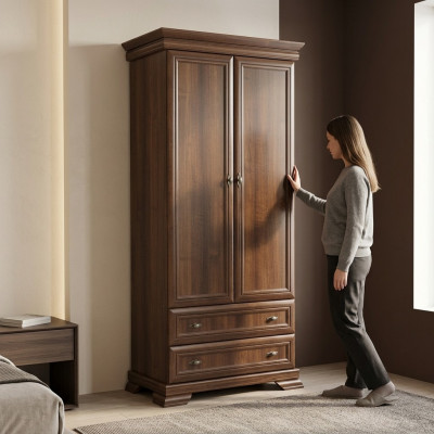 Kast met lades en kledingdeuren
