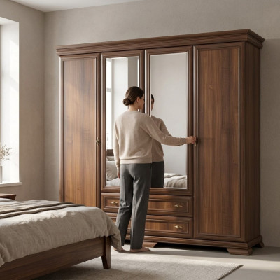 Liela stoffen kast