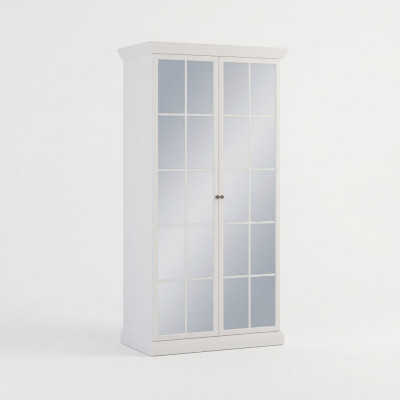 Kast met twee spiegels