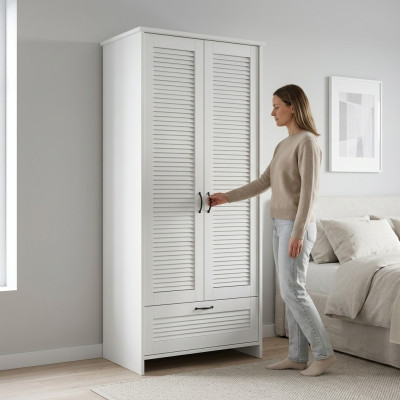 Kast met lade en kledingdeur