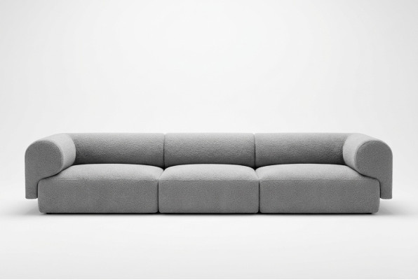 Moderne bank voor warme decoratie