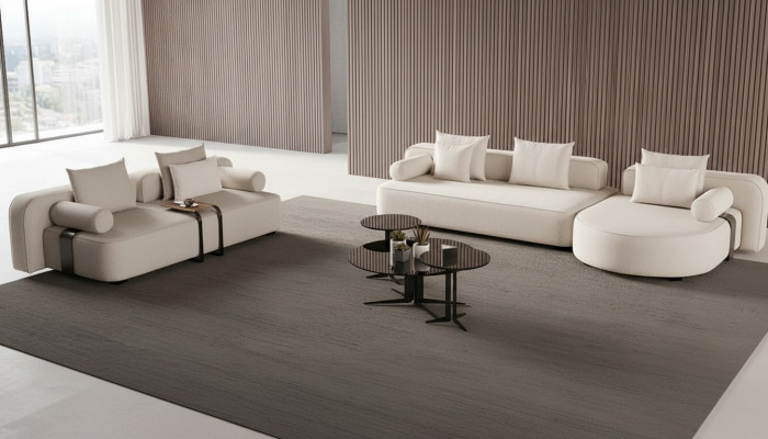 Moderne en comfortabele bank