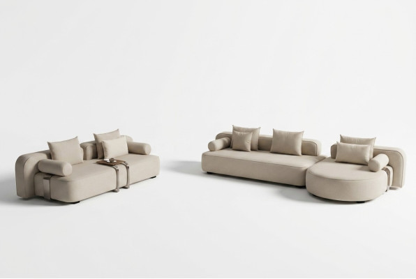 Moderne en comfortabele bank