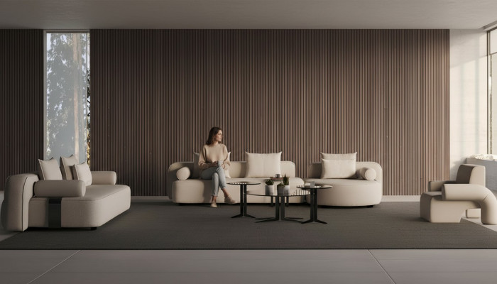 Elegante en comfortabele bank 2x