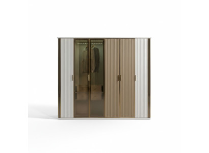 Moderne en luxe glazen kast, 234 cm