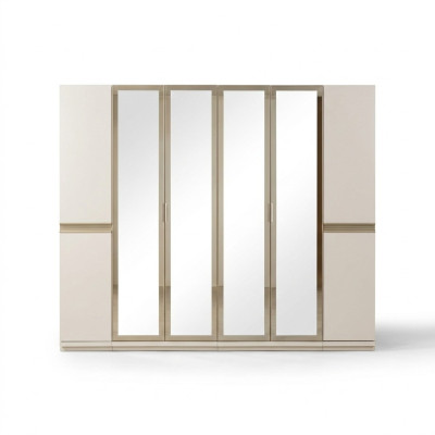 Moderne hoekkast met groot patroon