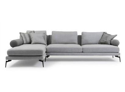 Hoekbank met een ontwerp voor wooncomfort