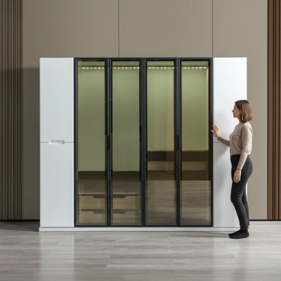 Moderne 255 cm kast