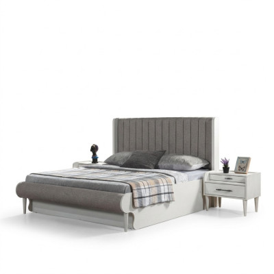 Elegante 3-delige meubelset met bed + 2 nachtkastjes