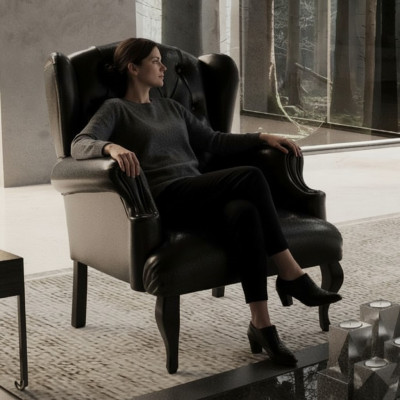 Moderne stoel met modern design. Echte comfort