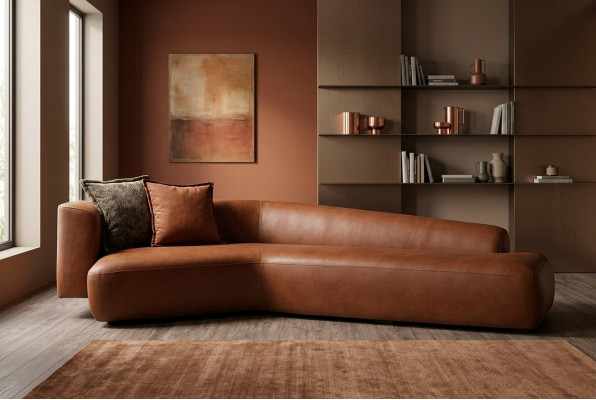 Decoratieve zachte bank