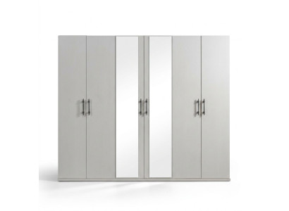 Moderne witte opbergkast van 254 cm