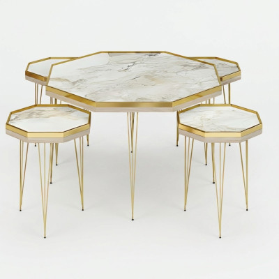 Houten salontafelset