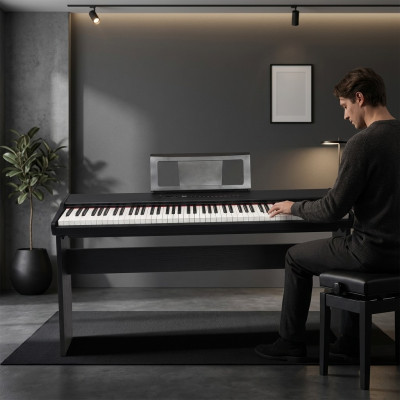 Innovatieve digitale piano met LED-display en touchbediening