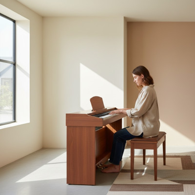 Digitale piano met USB-aansluiting voor muzieksoftware
