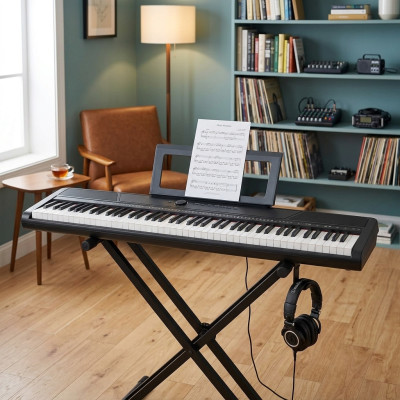 Digitale piano Mukava: 88 toetsen, ritmes, Bluetooth - ideaal voor muzikanten