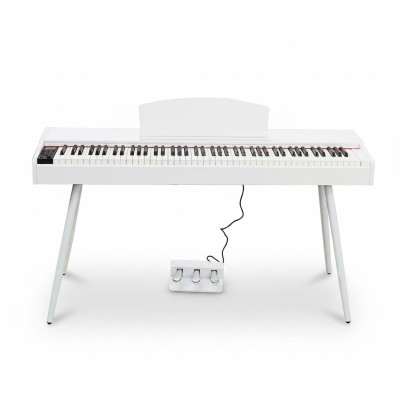 Witte digitale piano