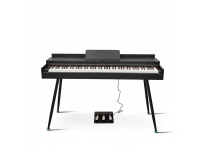 Zwarte glanzende digitale piano voor thuis