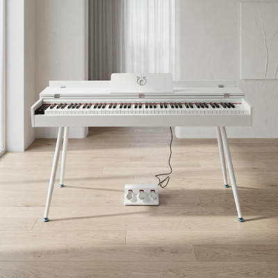Witte digitale piano