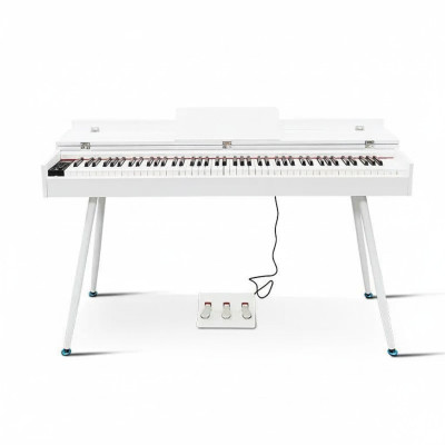 Witte digitale piano
