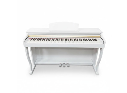 Glanzend wit digitaal piano voor thuis