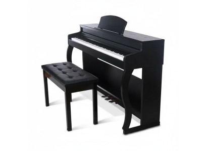 Zwarte glanzende digitale piano voor thuis
